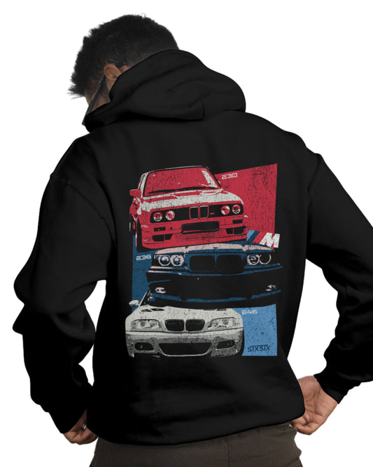 STXSTX BMW Legends -  Premium Black Hoodie