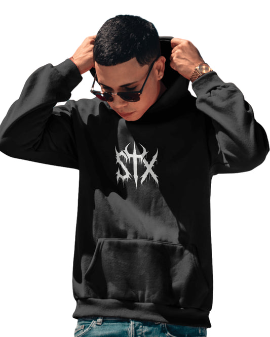 STXSTX Dagger -  Premium Black Hoodie