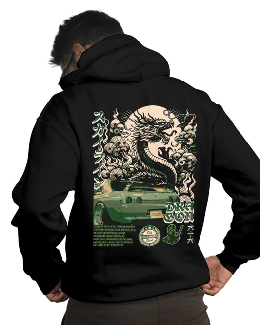 STXSTX R32 Dragon - Premium Black Hoodie