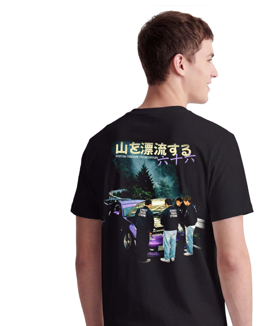 STXSTX 350Z Mountains - Premium Black Tshirt