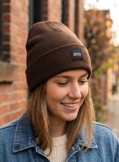 STXSTX Beanie -  Chocolate Cuffed