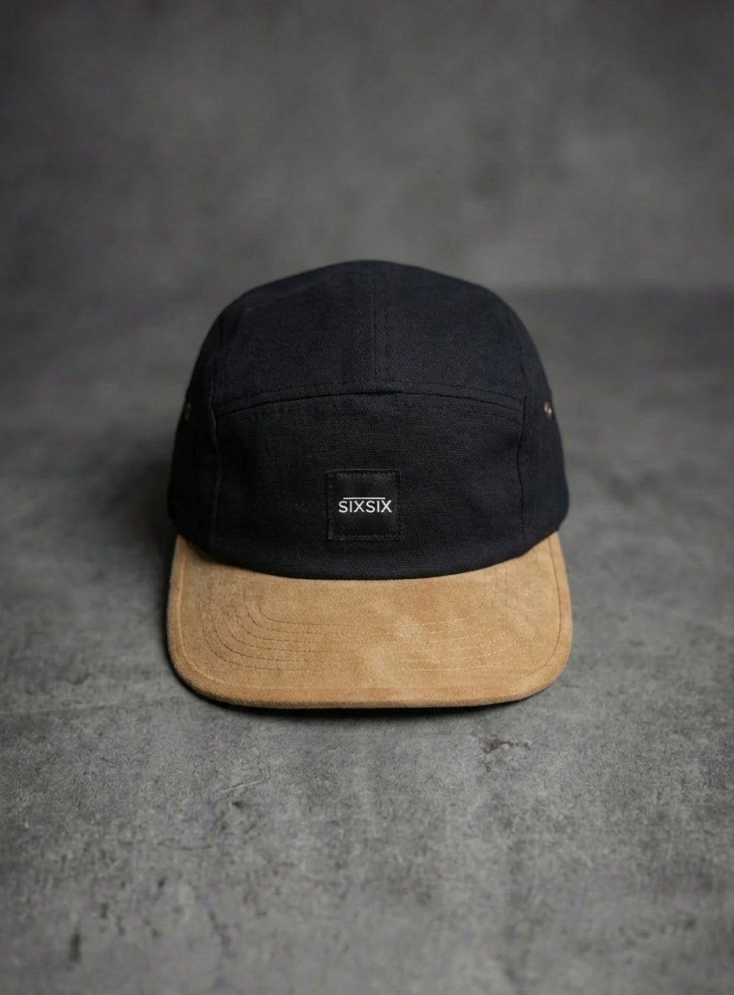 STXSTX Biscuit Lip -  Premium Black Panel Hat