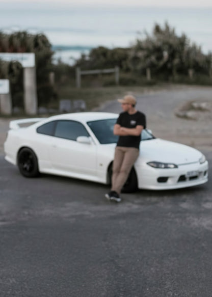 ''S15 Silvia Skate'' - T-Shirt Black