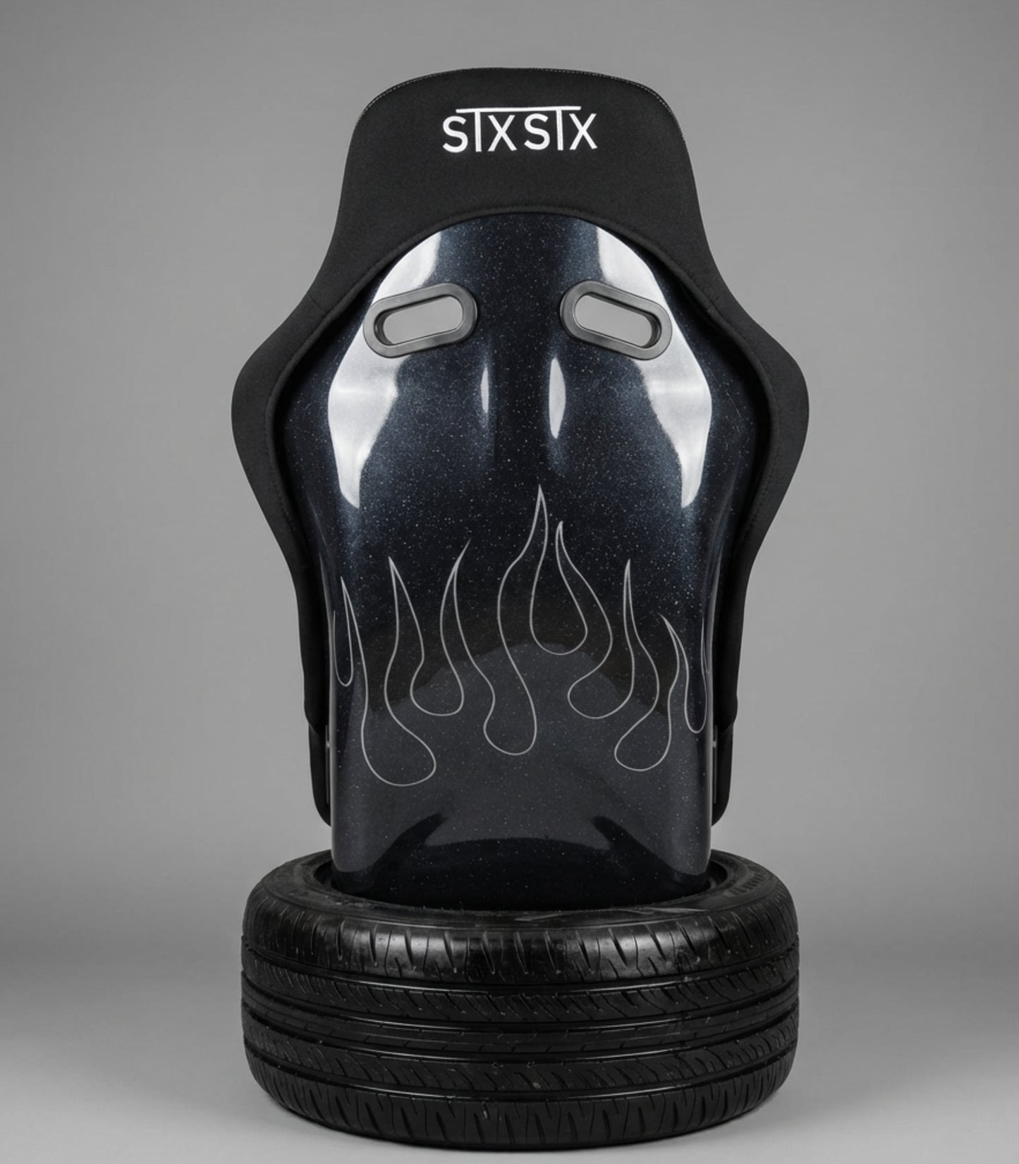 ''Retro Flame'' - Racing Sim Bucket Seat