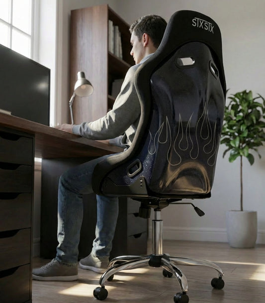 ''Retro Flame'' - Office Bucket Seat Chair