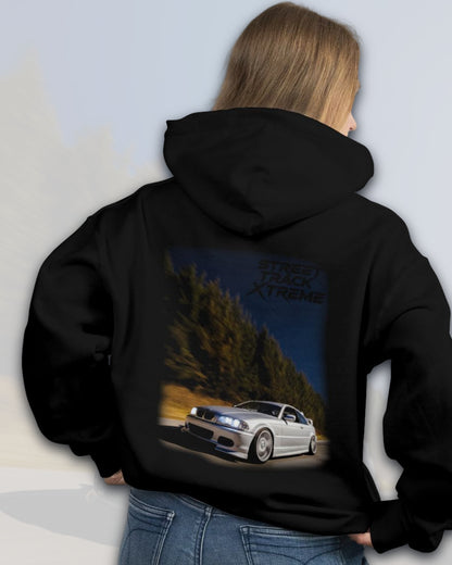 'E46 Roller' -   Premium Black Hoodie