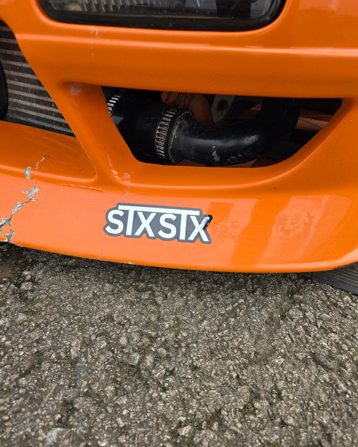 STXSTX Full Send Chrome Sticker (Twin Pack)