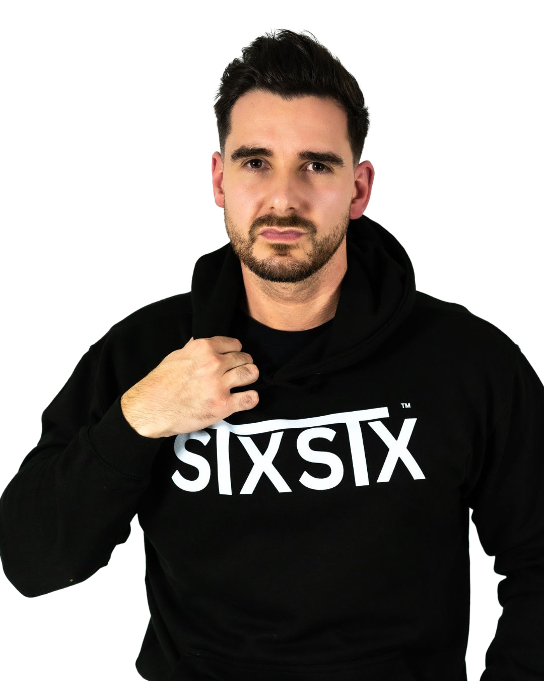 STXSTX BOLD -  Premium Black Hoodie