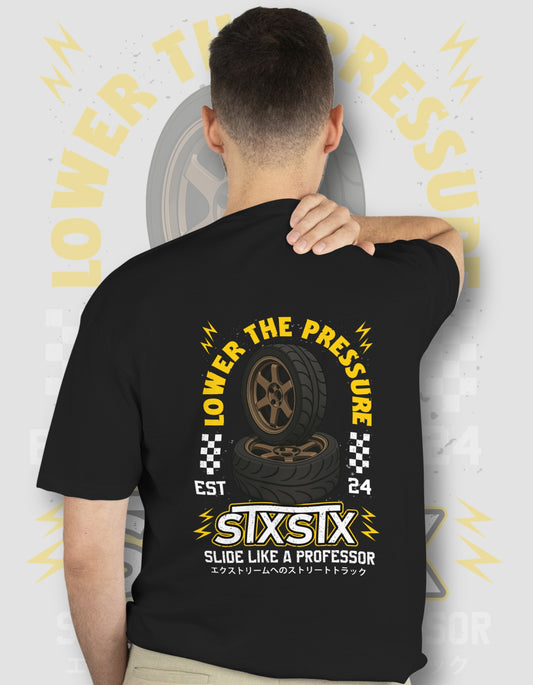 'Professor V2' - Lightweight T-Shirt Black