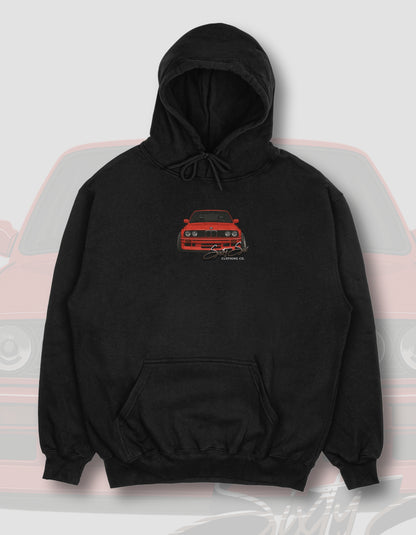 'E30 BMW' -  Black Hoodie