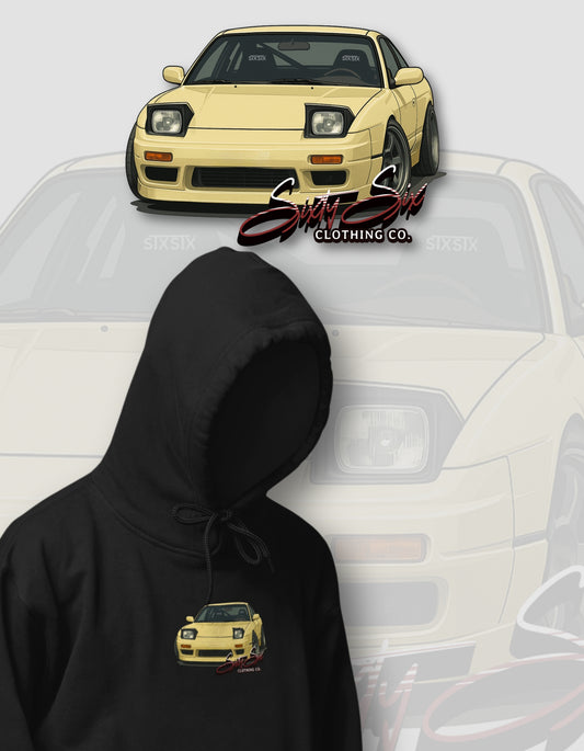 'Silvia S13' -  Black Hoodie