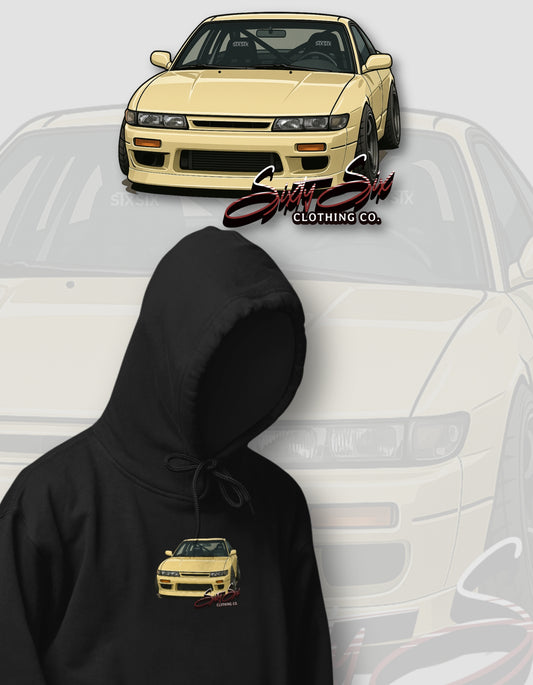'Silvia PS13' -  Black Hoodie