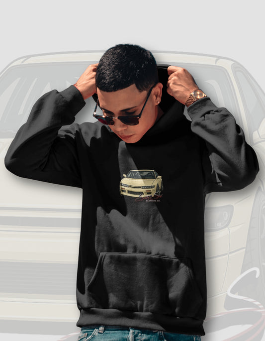 'Silvia PS13' -  Black Hoodie
