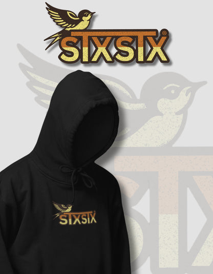 'Swallow' -  Black Hoodie