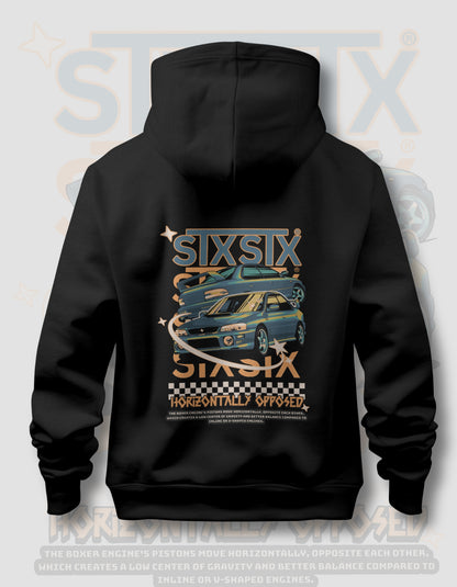 'Classic Subaru' -  Black Hoodie