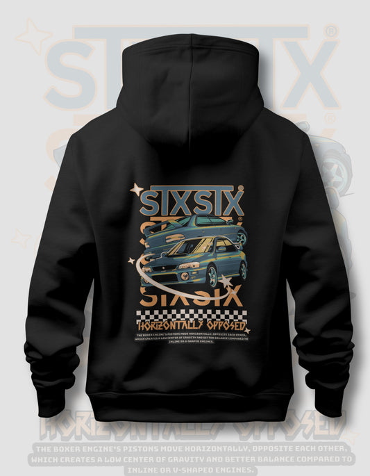 'Classic Subaru' -  Black Hoodie