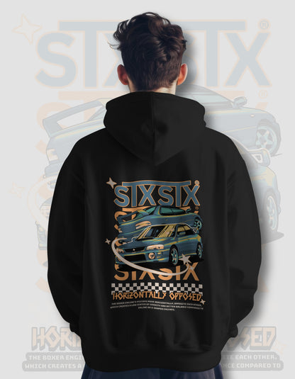 'Classic Subaru' -  Black Hoodie