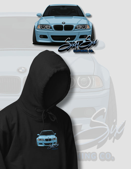 'E46 BMW' -  Black Hoodie