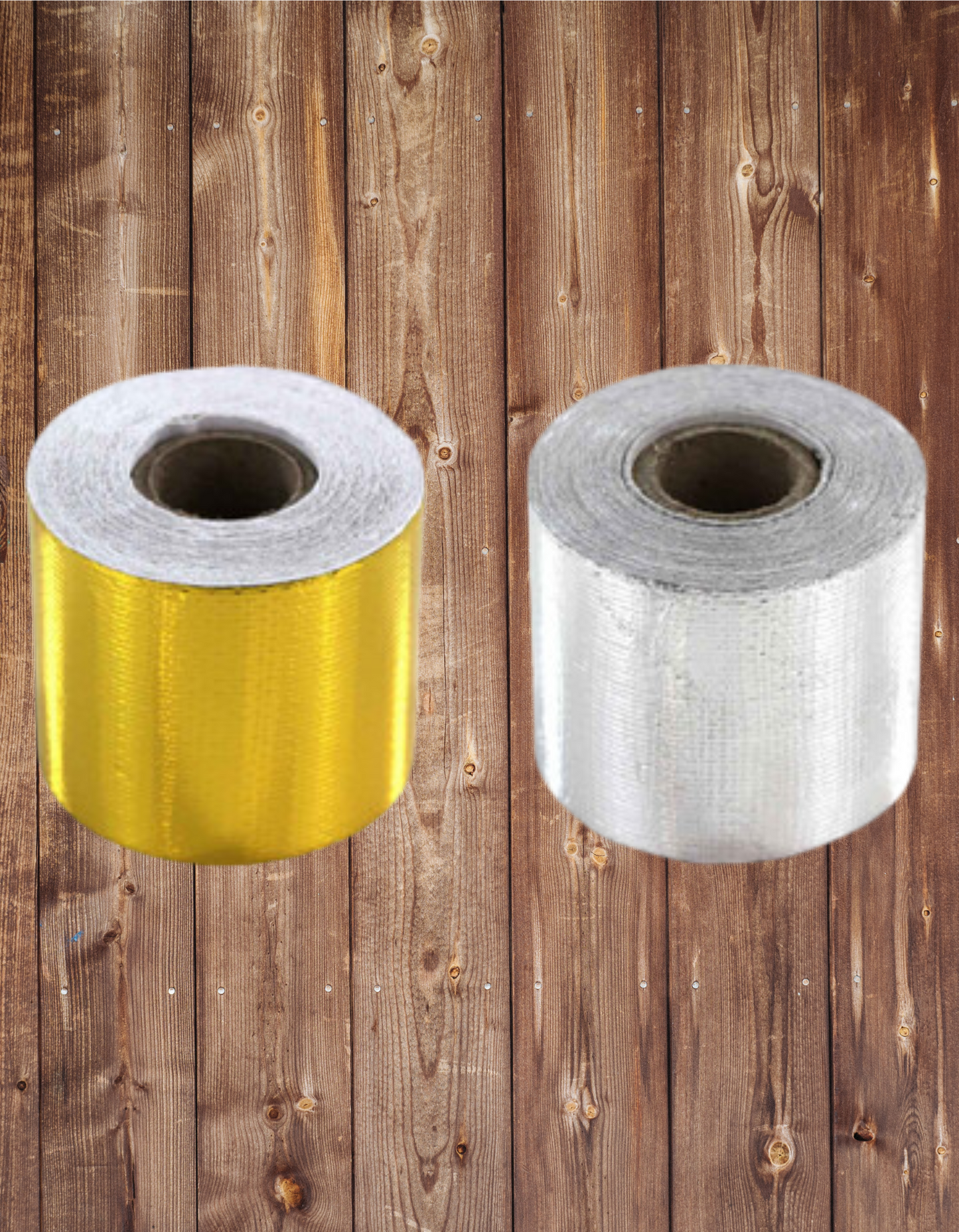 Gold and Silver Heat Reflective Tape