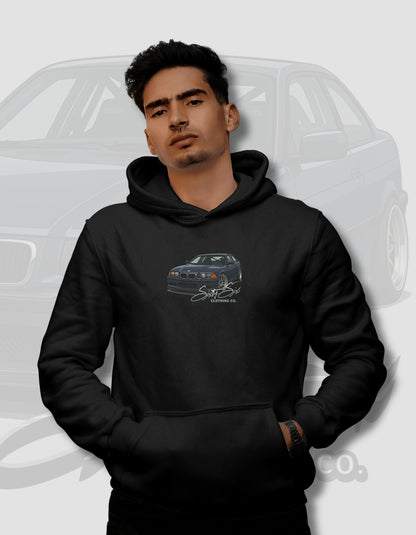 'E36 BMW' -  Black Hoodie