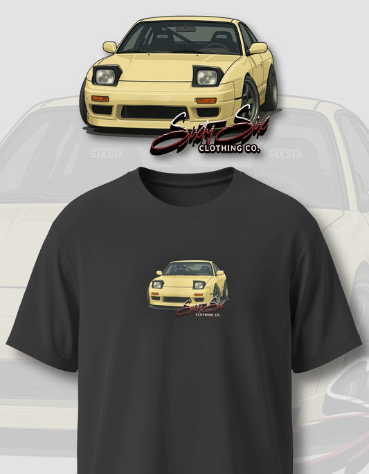 'Silvia S13' - Lightweight T-Shirt Black