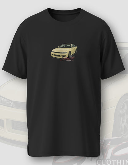 'Silvia S14' - Lightweight T-Shirt Black