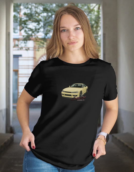 'Silvia S14' - Lightweight T-Shirt Black