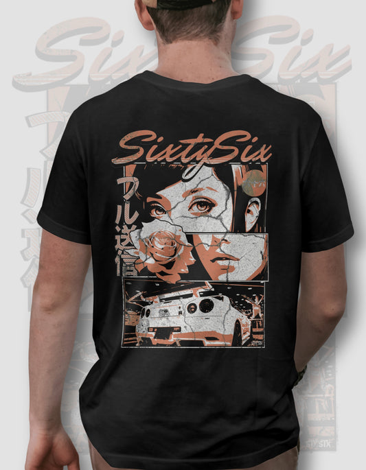 'R34 Skyline' - Lightweight T-Shirt Black