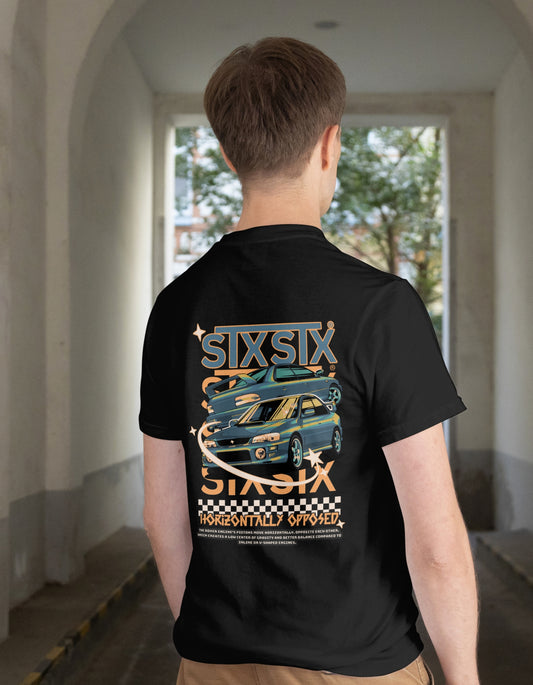'Subaru Classic' - Lightweight T-Shirt Black