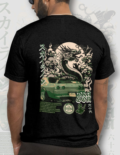 'R32 Dragon' - Lightweight T-Shirt Black
