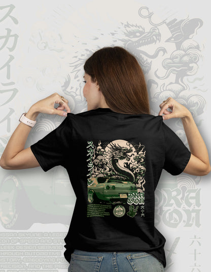 'R32 Dragon' - Lightweight T-Shirt Black