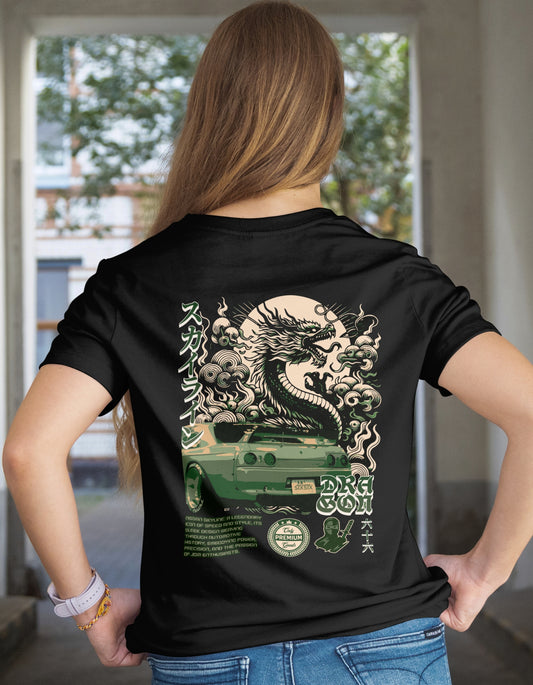 'R32 Dragon' - Lightweight T-Shirt Black