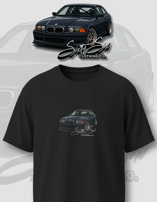 'E36 BMW' - Lightweight T-Shirt Black